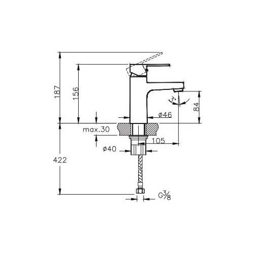 Artema Nora S Lavabo Bataryası A42878