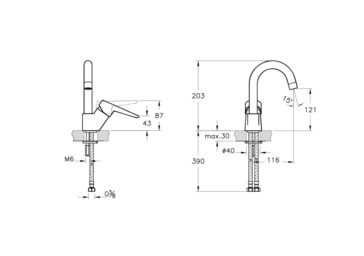 Artema Solid S Lavabo Bataryası A42442
