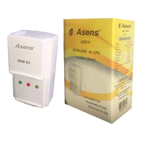 Asens Doğalgaz Alarm Cihazı AGS01Alarm ve Kornalar