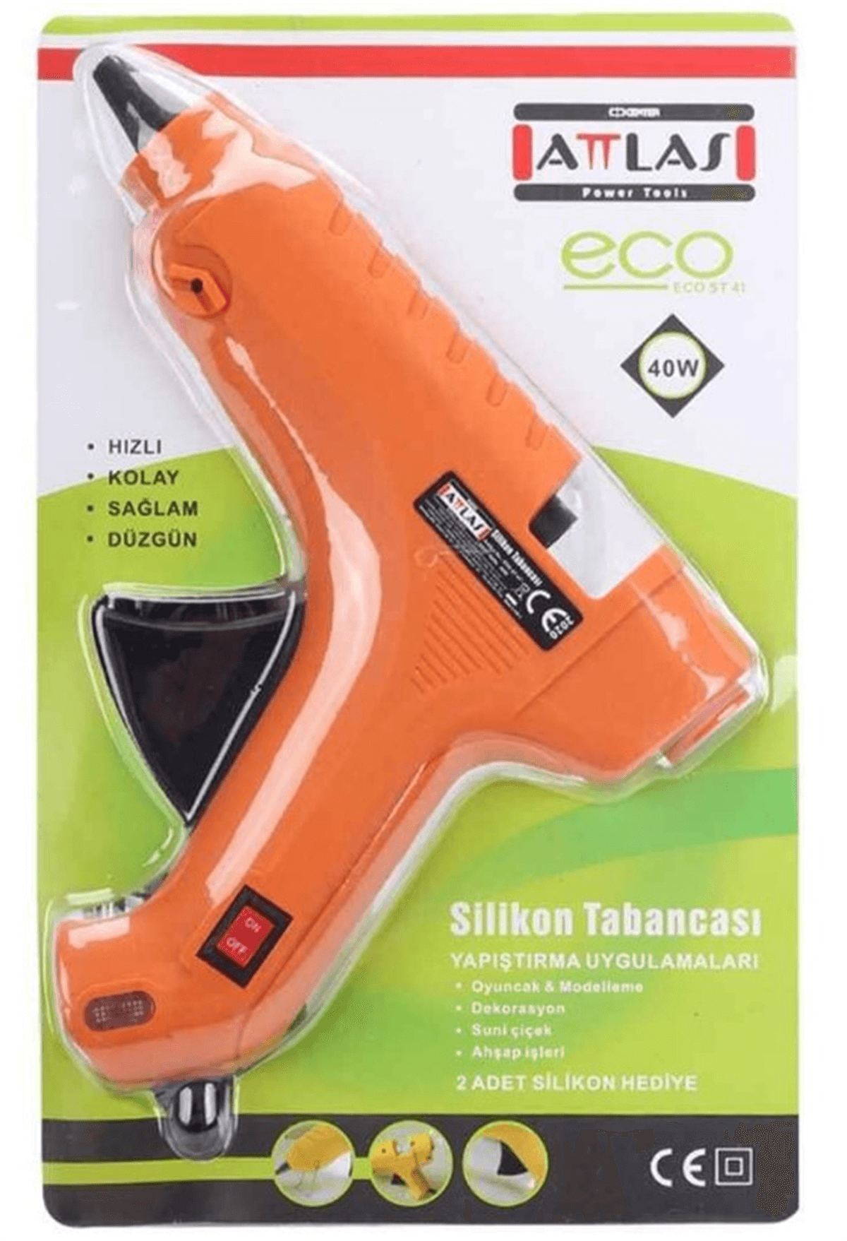 Attlas Mum Silikon Tabancası 40 W Eco St 41Silikon Tabancaları