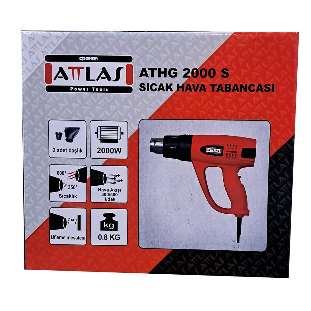 Attlas Sıcak Hava Tabancası ATHG 2000 SSıcak Hava Tabancaları