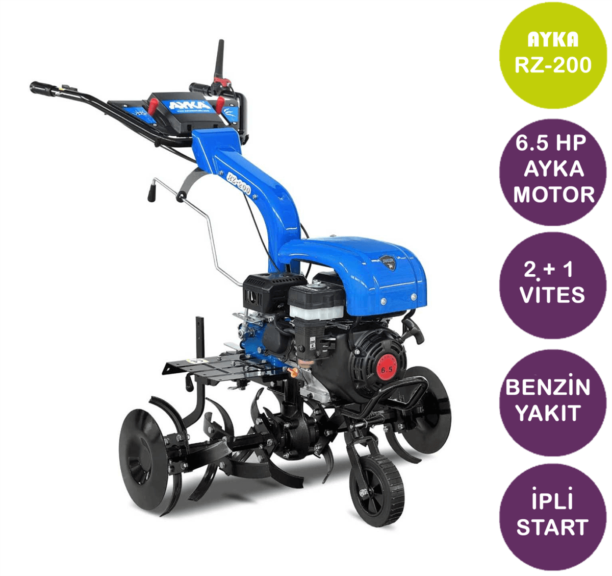 AYKA RZ-200A Motorlu Çapa Makinesi (PW200)