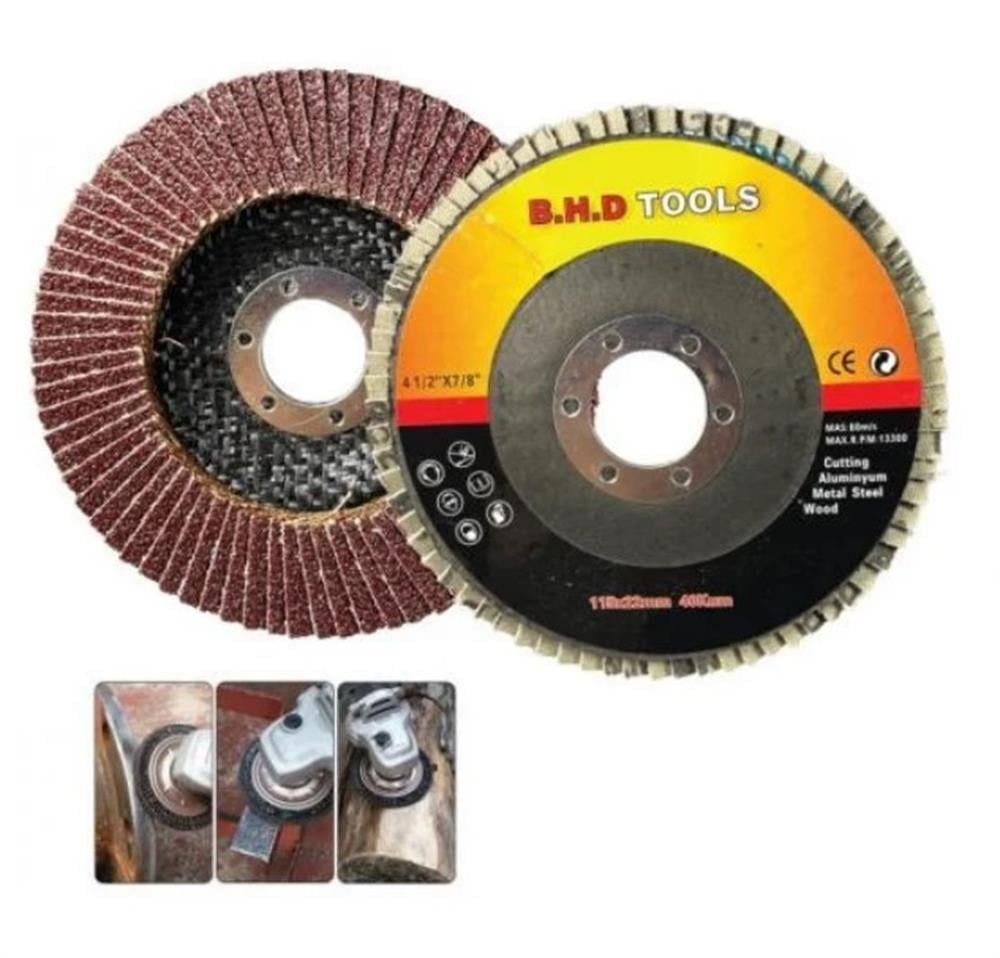 B.H.D Flap Disk Zımpara 115x80Taşlama Diskleri
