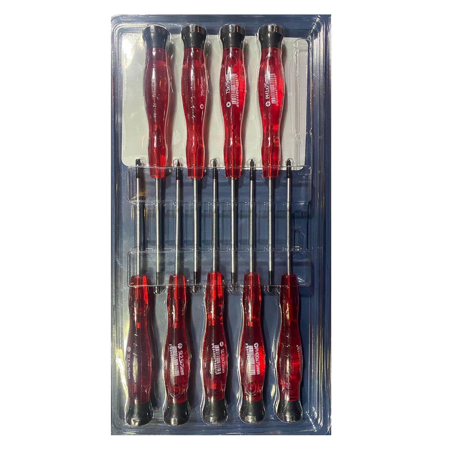 Rico RK0060 9 Parça Elektronikçi Tornavida Set 75 MM