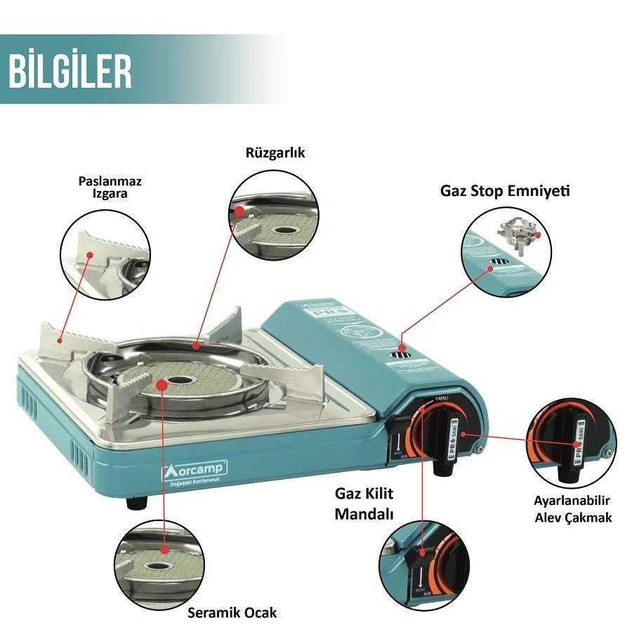 Orcamp CK508 Pro Seramik Portatif Ocak