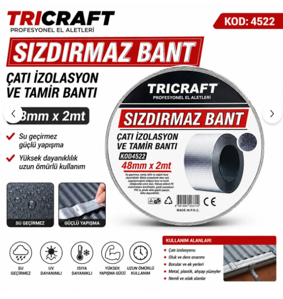 Trıcraft Sızdırmaz Bant 48MM*2MT 4522