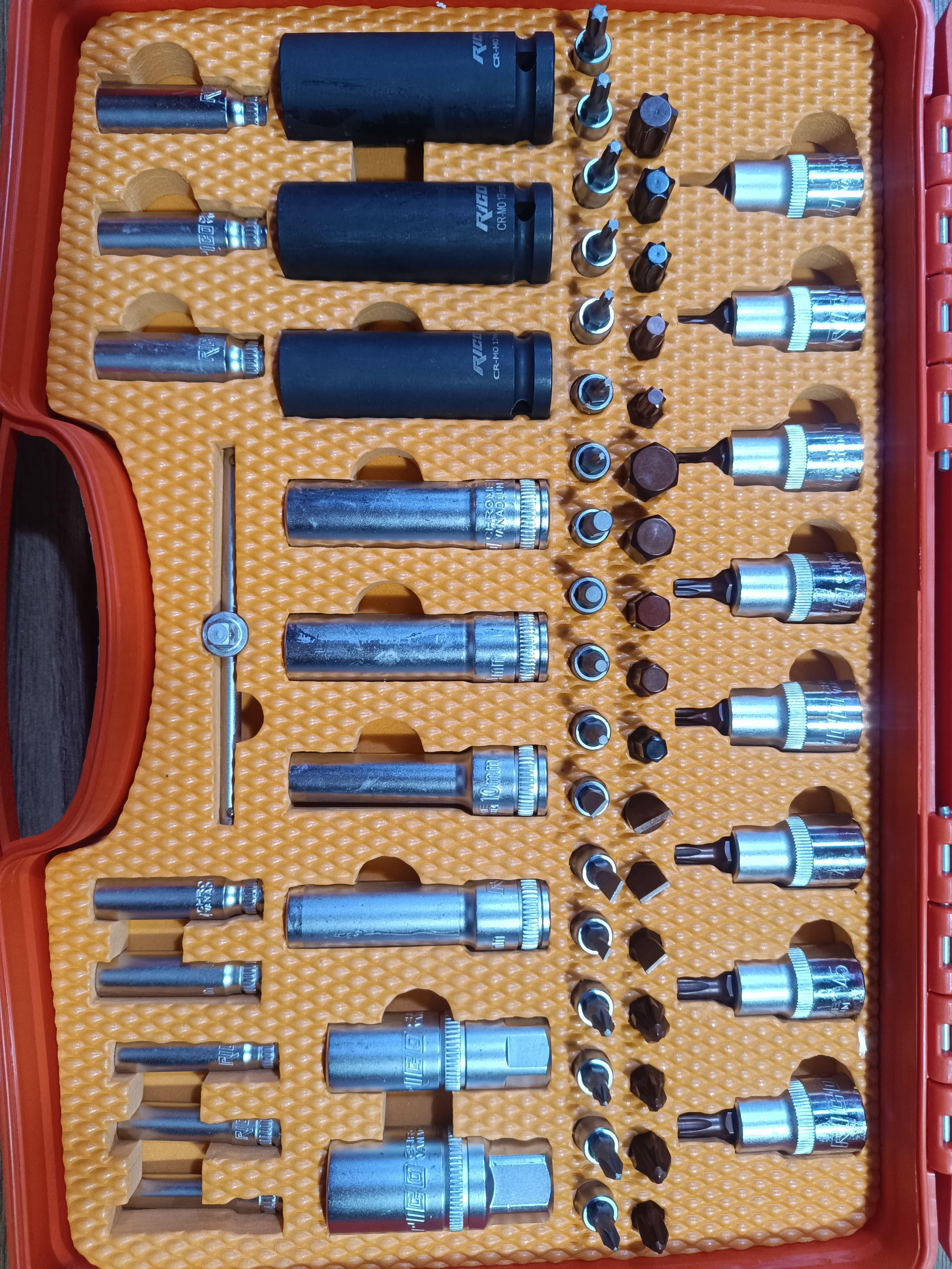 Rico 110 Parça 6 Köşe Lokma Takımı  1/2 & 1/4 RC1011
