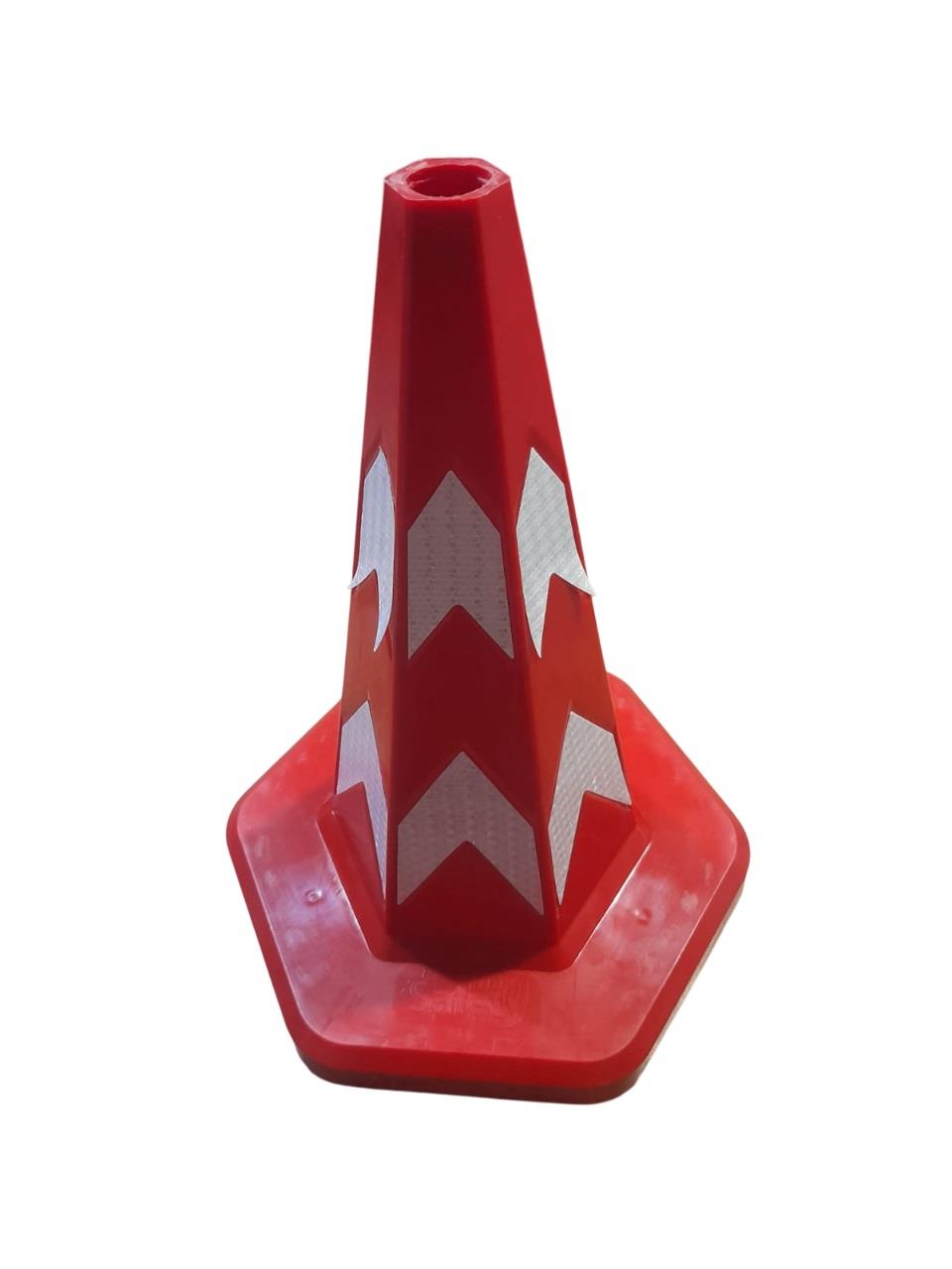 Ultra Kedi Gözlü Trafik Konisi Ağırlıklı 50 cm Trafik Dubası