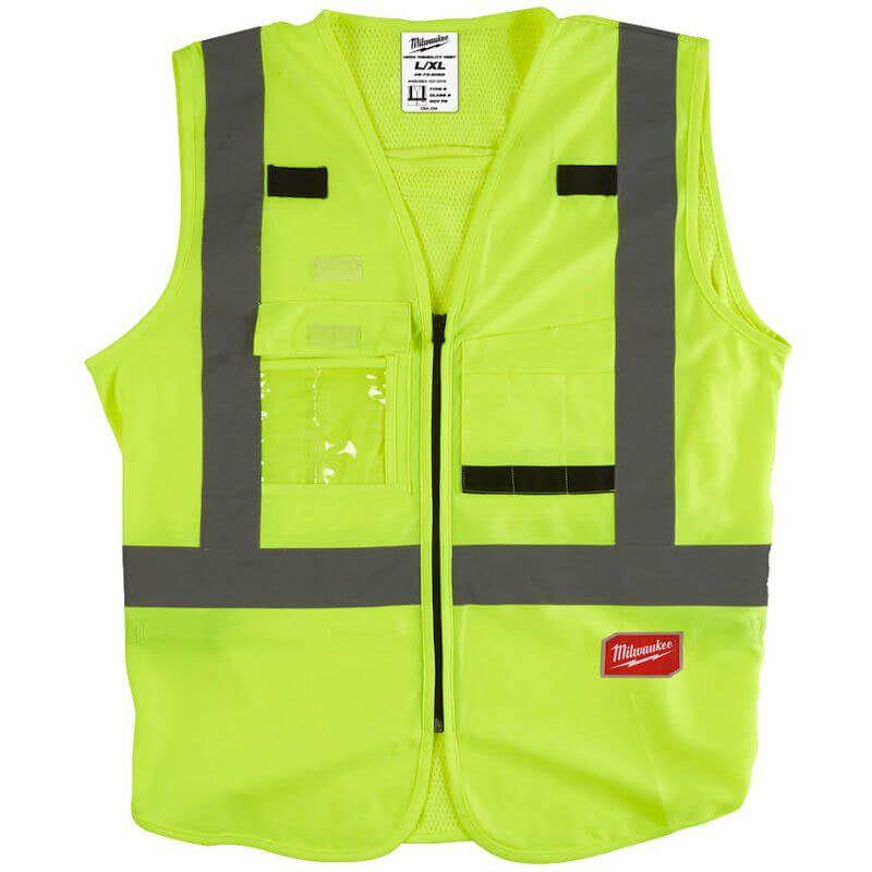 Milwaukee Yüksek Görünürlüklü Yelek Sarı L/XL 4932471890
