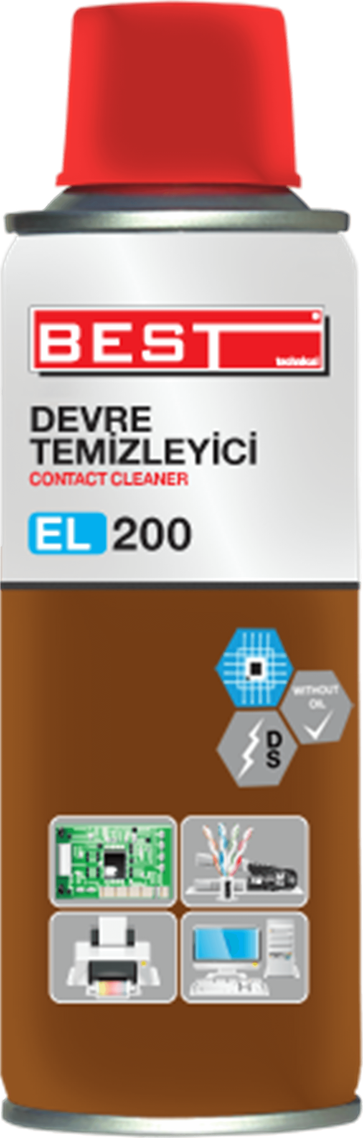 BEST EL-200 Devre Temizleyici Yağsız 200ML