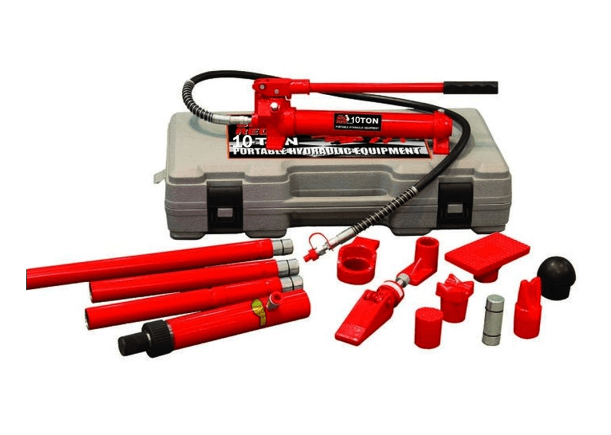 BIGRED T71001S 10 Ton Hidrolik Doğrultma Set