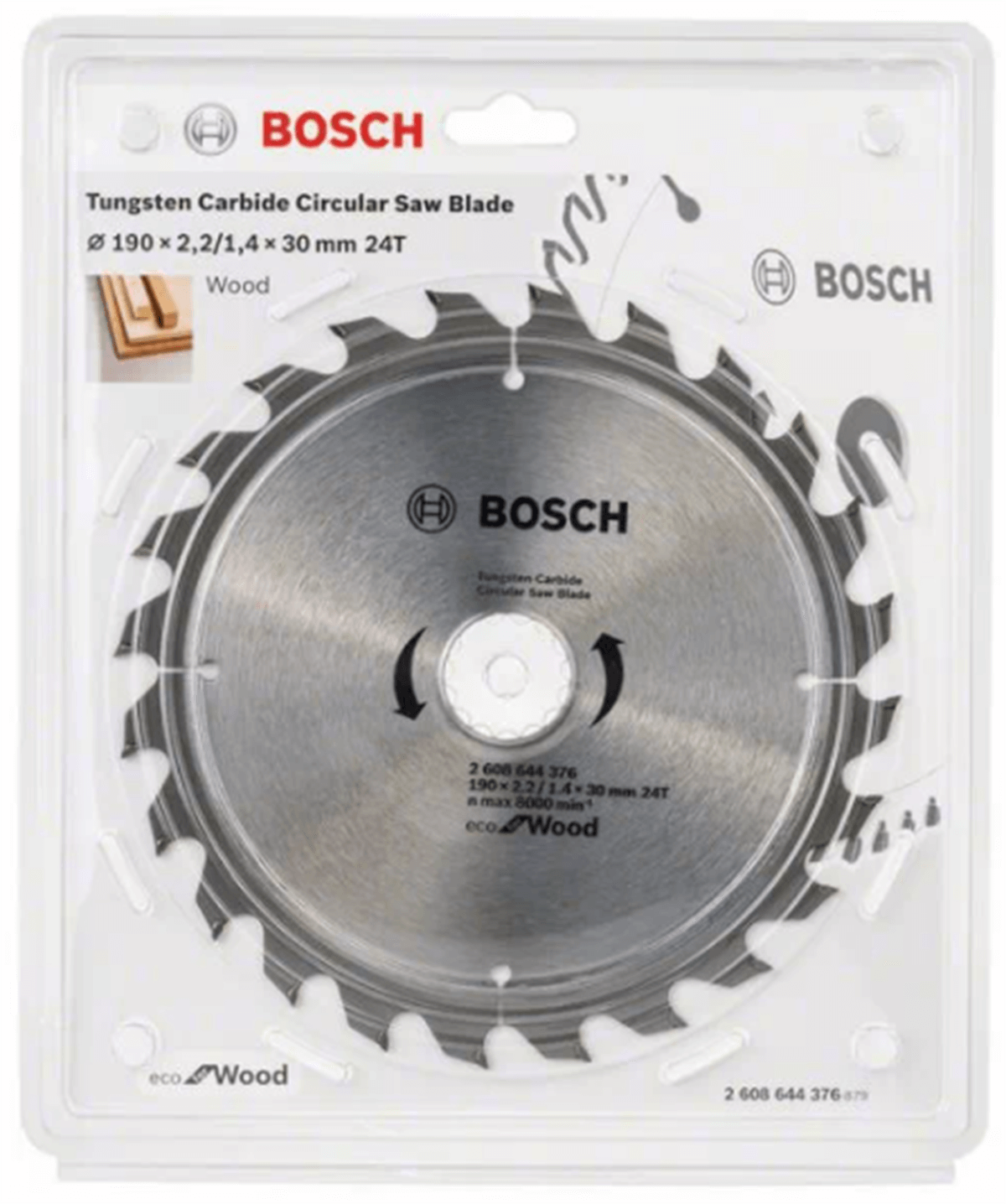 Bosch Ahşap Daire Testere Bıçağı 190x2,2/1,4x0mm 24T
