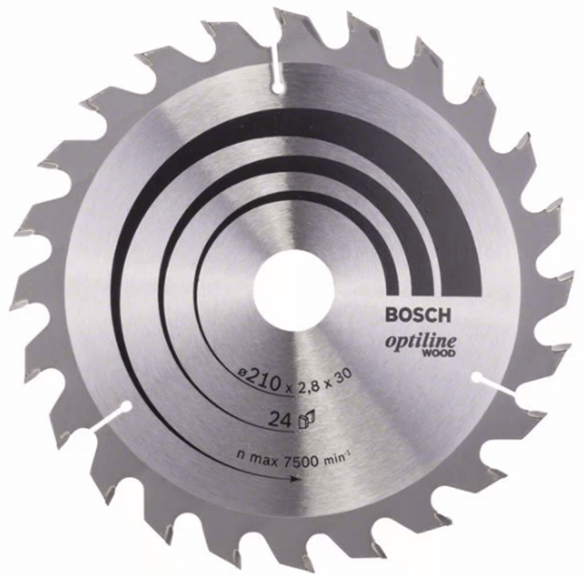 Bosch Daire Testere Bıçağı Optiline Wood 210x30 mm 24 Diş 2608640621