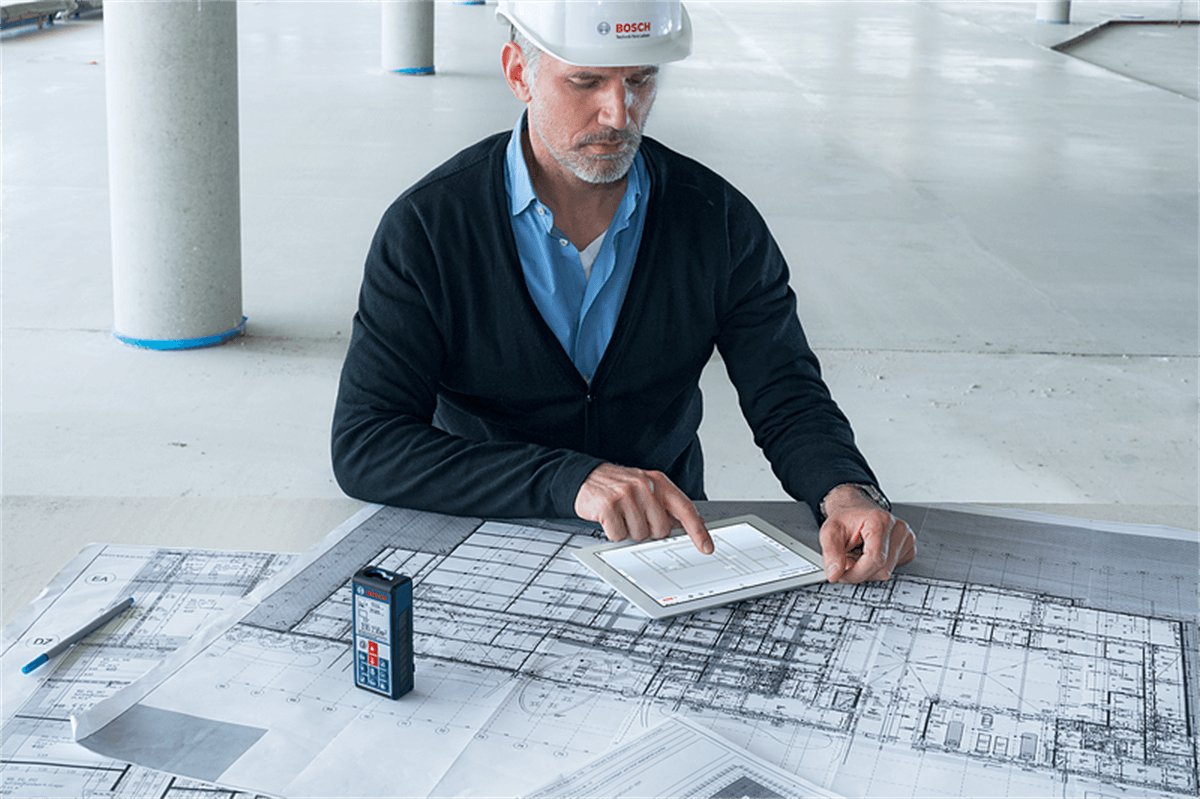 Bosch GLM 100 C Lazerli Uzaklık Ölçer Professional 100 Mt.