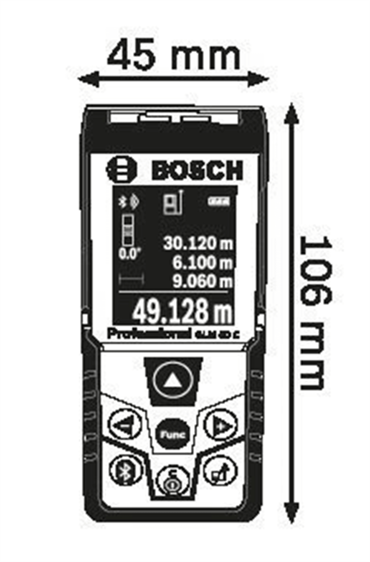 Bosch GLM 50 C Lazerli Uzaklık Ölçer Professional 50 Mt.