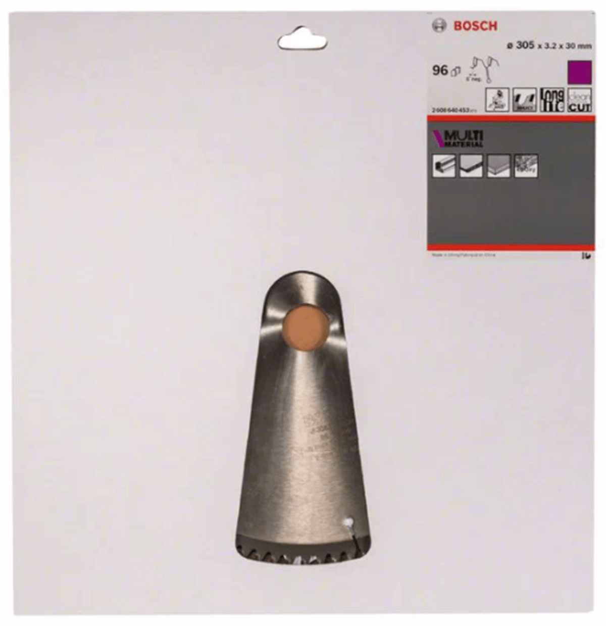 Bosch Daire Testere Bıçağı Multi Material 305x3,2x30 mm 96 Diş 2608640453