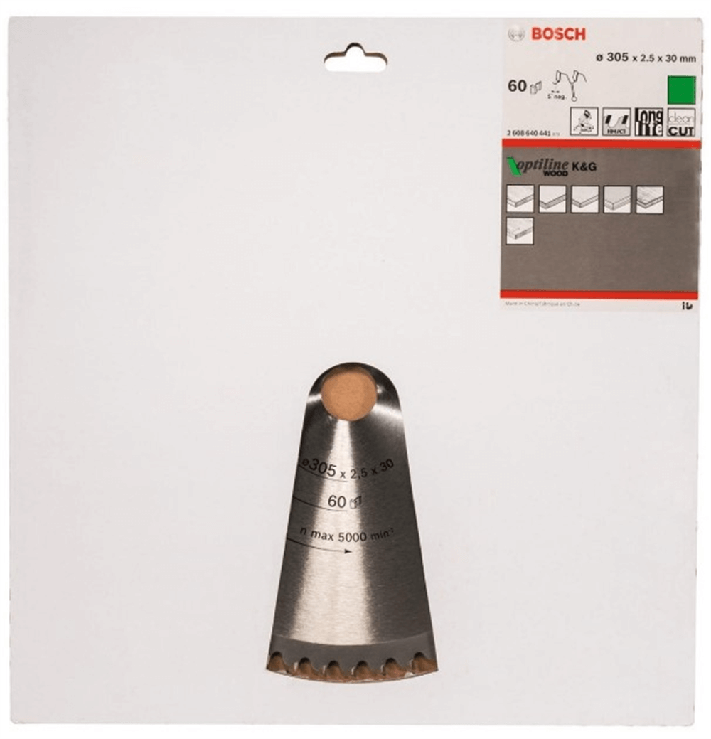 Bosch Daire Testere Bıçağı Optiline Wood 305x30 mm 60 Diş 2608640441