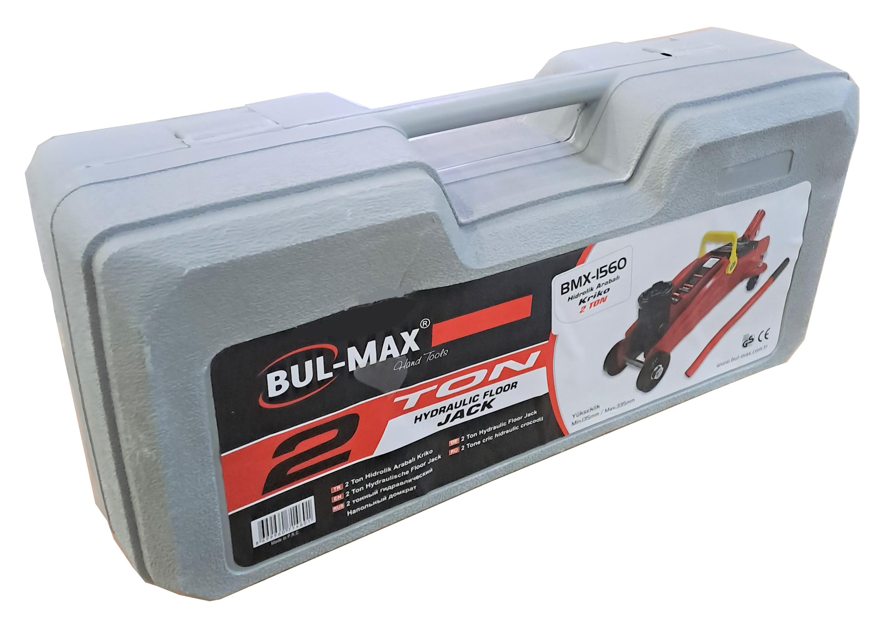 Bulmax Hidrolik Arabalı Kriko 2 Ton Bmx-1560