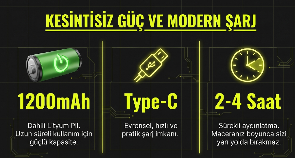 Gold Orıon Kafa Lambası Sensörlü 689-1