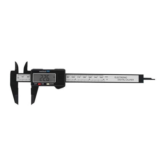 Hegi Kumpas Dijital LCD Ekran Karbon Fiber Hassas 150MM Kalınlık Ölçer