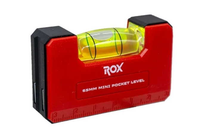 Rox Mıknatıslı Mini Cep Su Terazisi 65 mm 153ROX0280