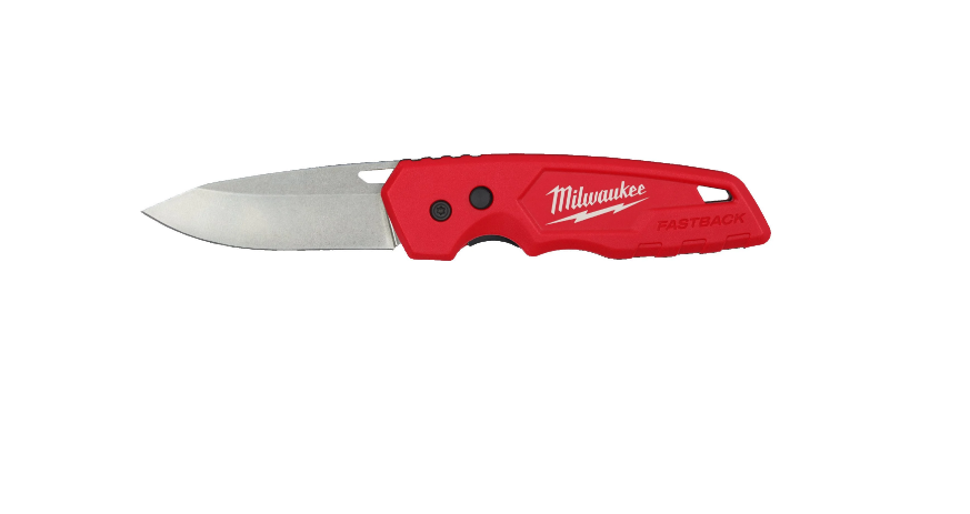 Milwaukee Fastback Çakı Tip Düz Ağızlı Düğmeli Bıçak 48221990