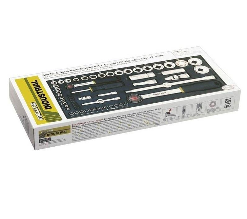 Proxxon 23040 1 /4 - 1/ 2 56 Parça Lokma Ve Bits Takım Seti