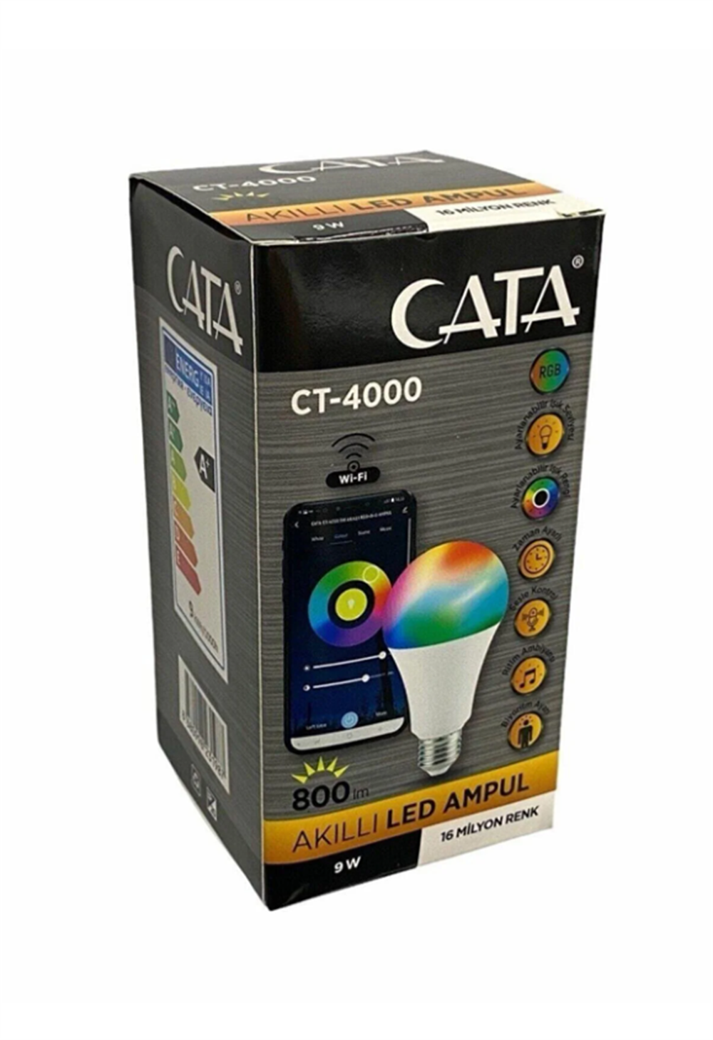 Cata Akıllı Led Ampul 9w Ct-4000