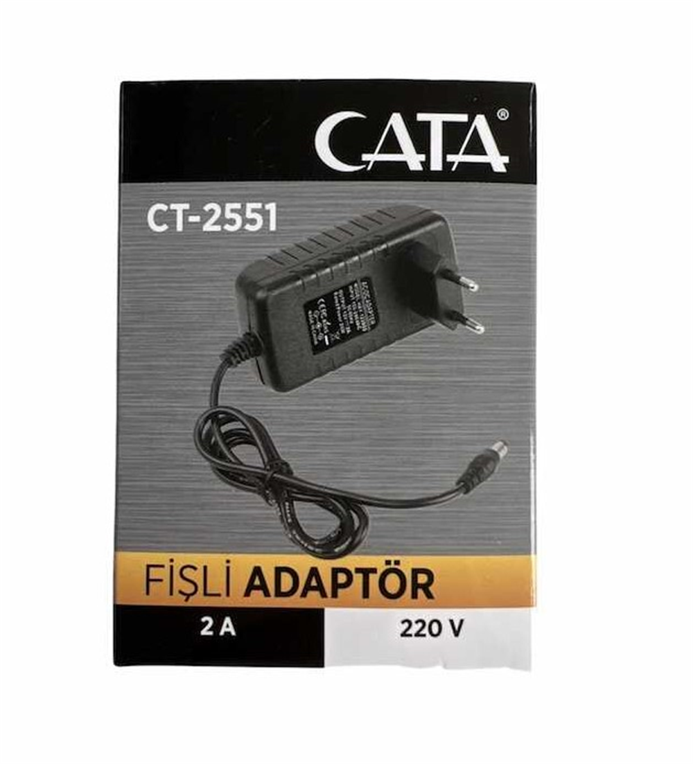 Cata Fişli Adaptör 2A 220V CT2551