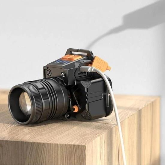 YCL Şarjlı LED Kafa Lambası 3 Modlu Powerbank Özellikli 10 Watt YIS-205