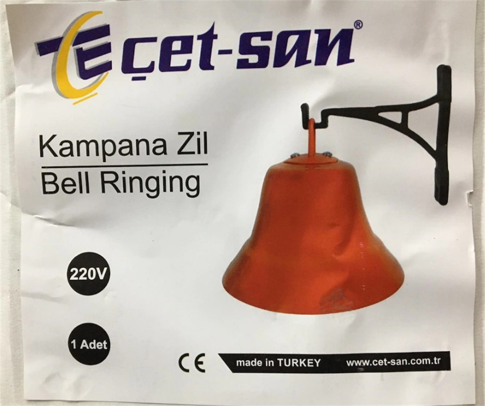Şahinsev Kampanalı Zil 220 Volt