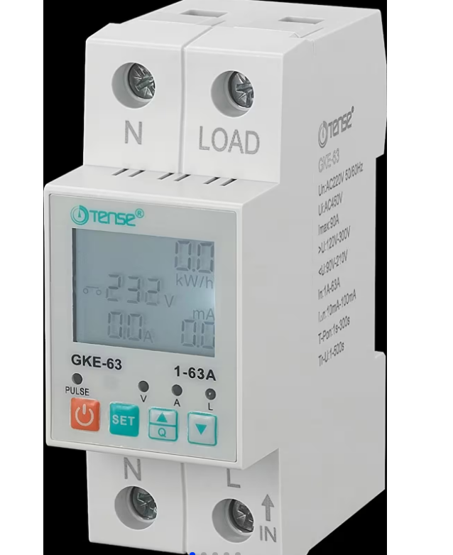 Tense Momofaze Yüksek ve Düşük Gerilim Kontrol Rölesi 63A Gke-63