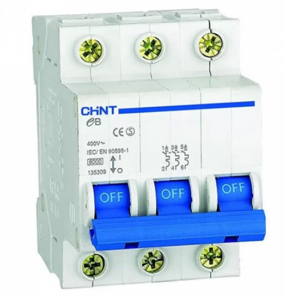 Chint C25 Otomatik Sigorta 3P 25A  4.5kASigortalar