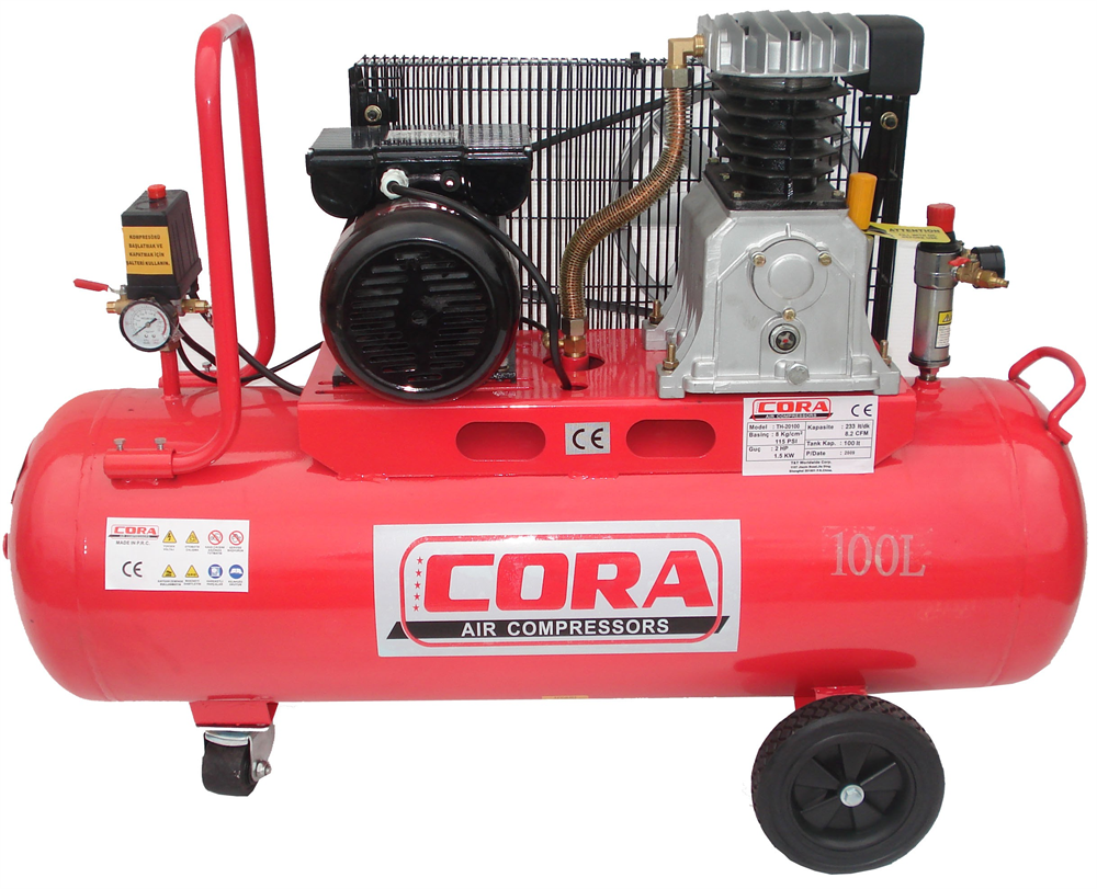 Cora Hava Kompresörü 100 Lt 2 Hp