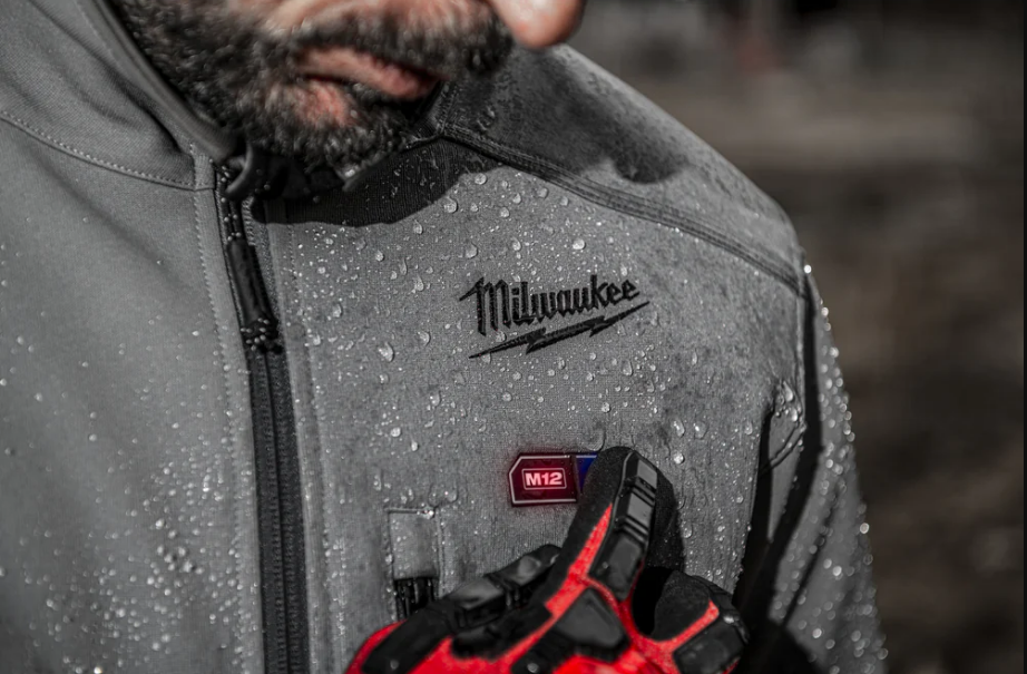 Milwaukee M12 Hj Grey 5-0 Isıtıcılı Mont Gri XL 4933478975
