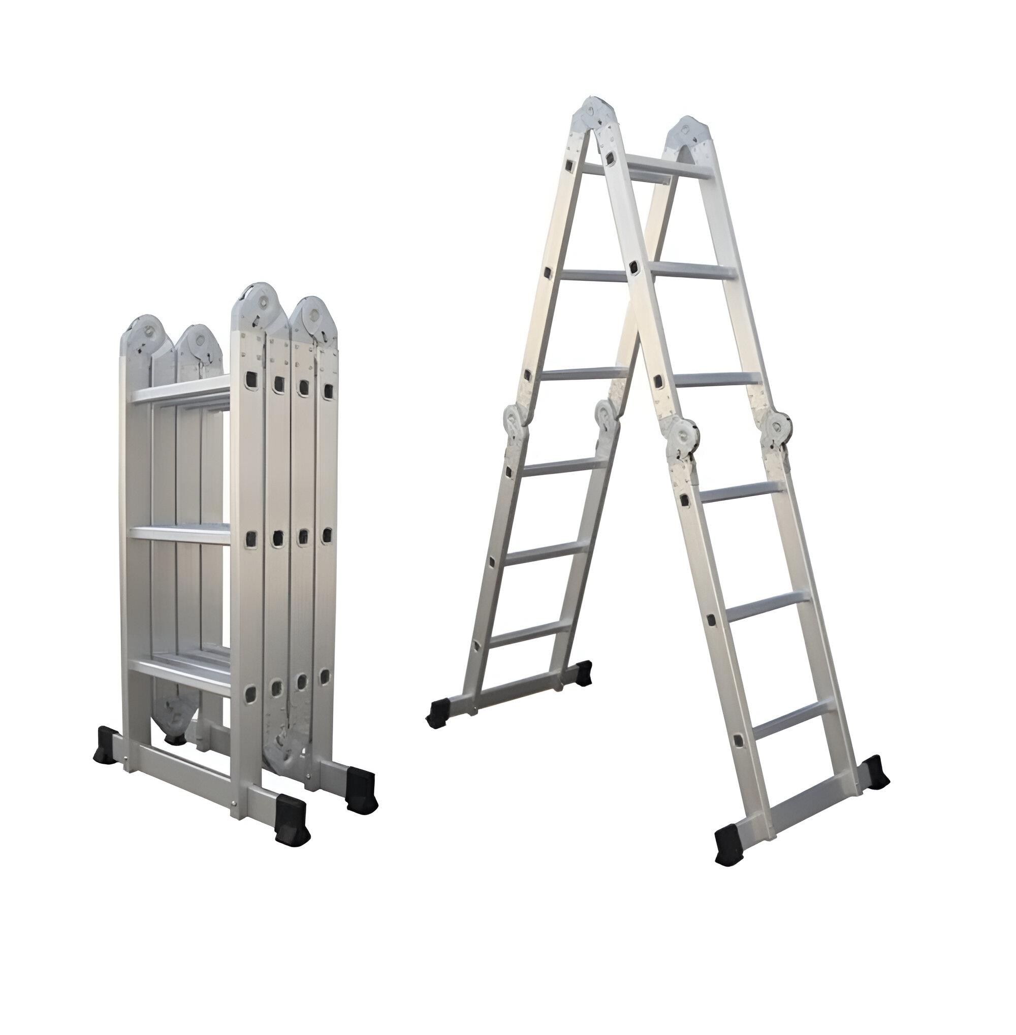 Akrobat Katlanır Merdiven 4x5 20 Basamaklı 5,70M
