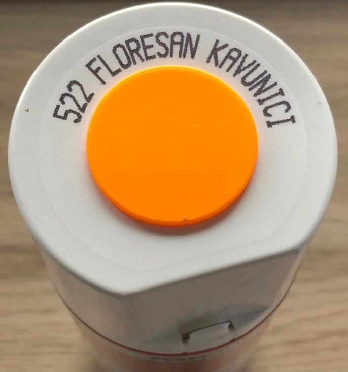Akçalı Sprey Boya 400 ML Floresan Kavuniçi 522