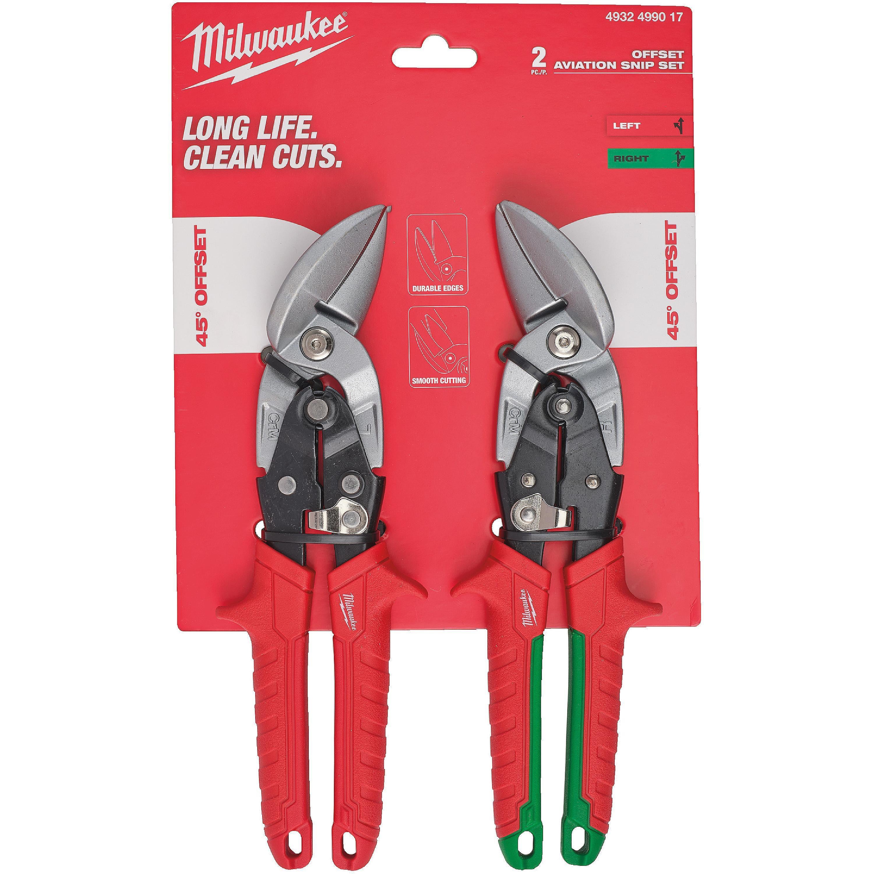 Milwaukee Kaportacı Makası 2Lİ Set 4932499017