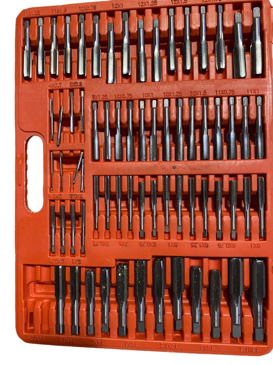 RICO 110 Parça Profesyonel Çantalı 1. Kalite Kılavuz Pafta Seti