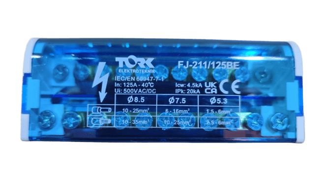 Tork 11 Delik 2 Kutup Dağıtıcı Ünite 125A FJ-211/125BE