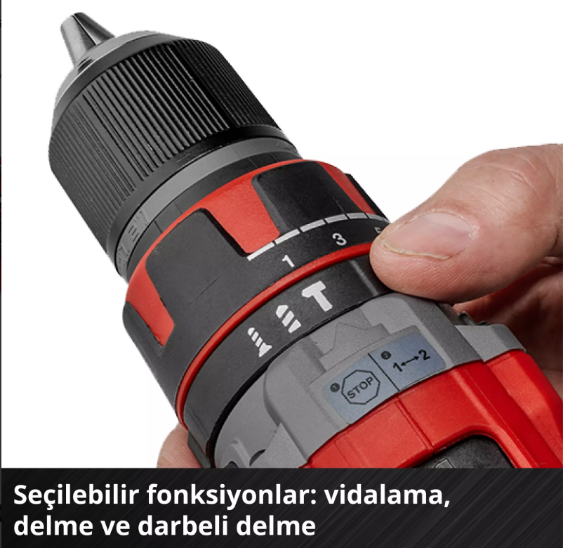 Einhell TP-CD 18/60 Lİ-İ BL Kit 1*2.0AH Akülü Darbeli Vidalama 4514211