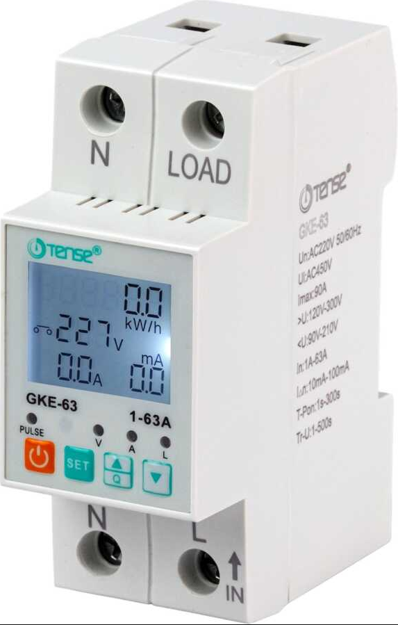 Tense Momofaze Yüksek ve Düşük Gerilim Kontrol Rölesi 63A Gke-63