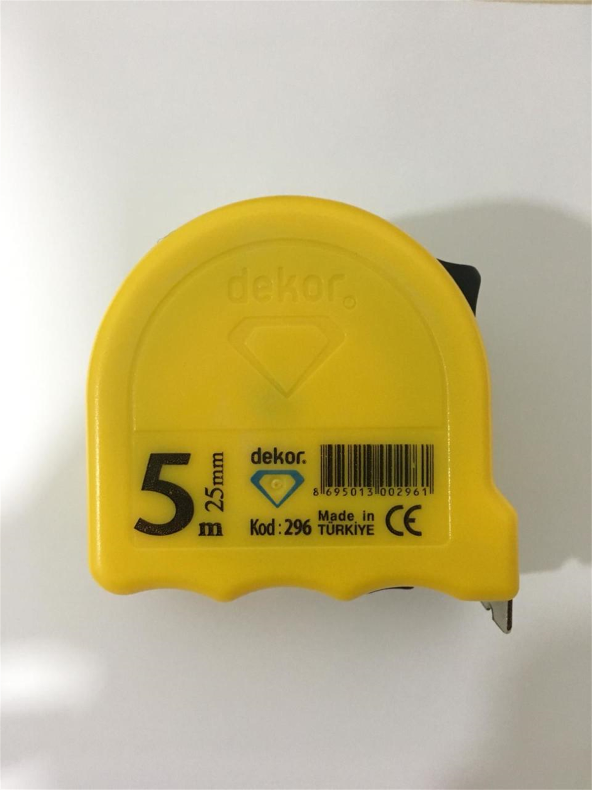 Dekor Şerit Metre Sarı 5M*25mm 296