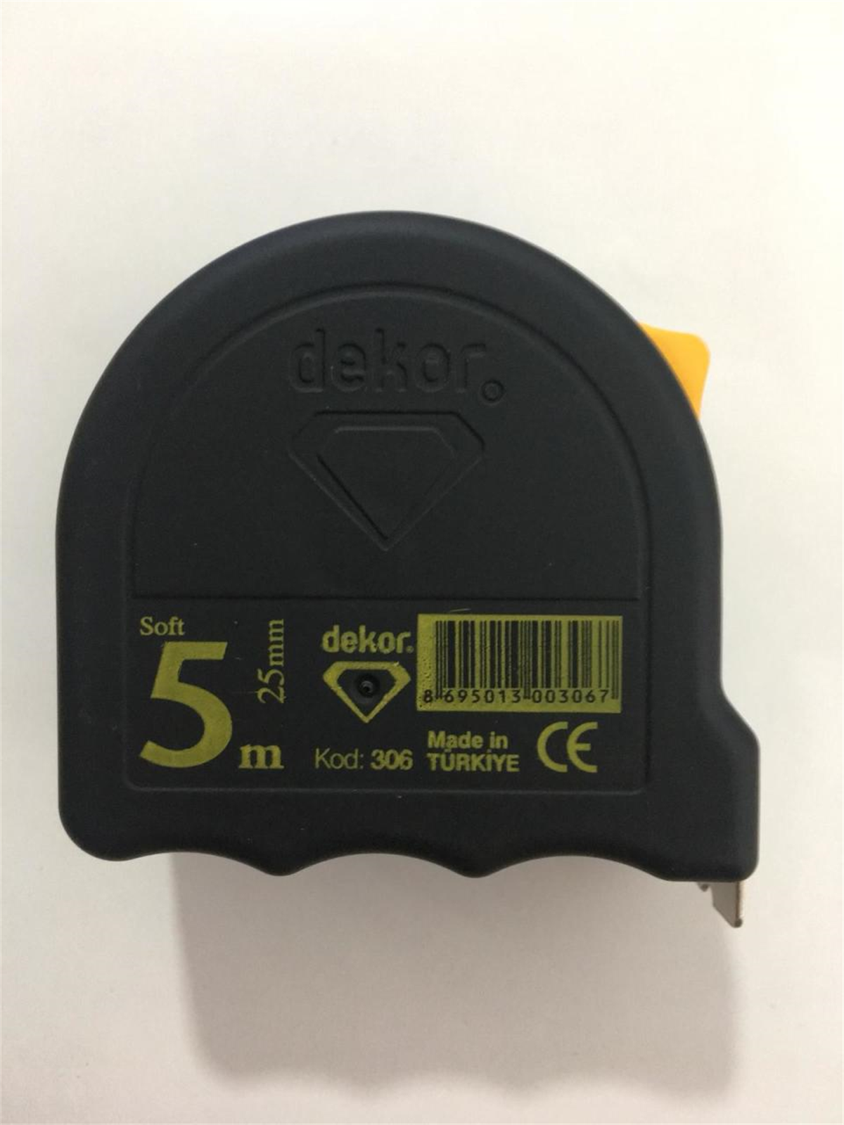 Dekor Şerit Metre Siyah 5M*25mm (306)