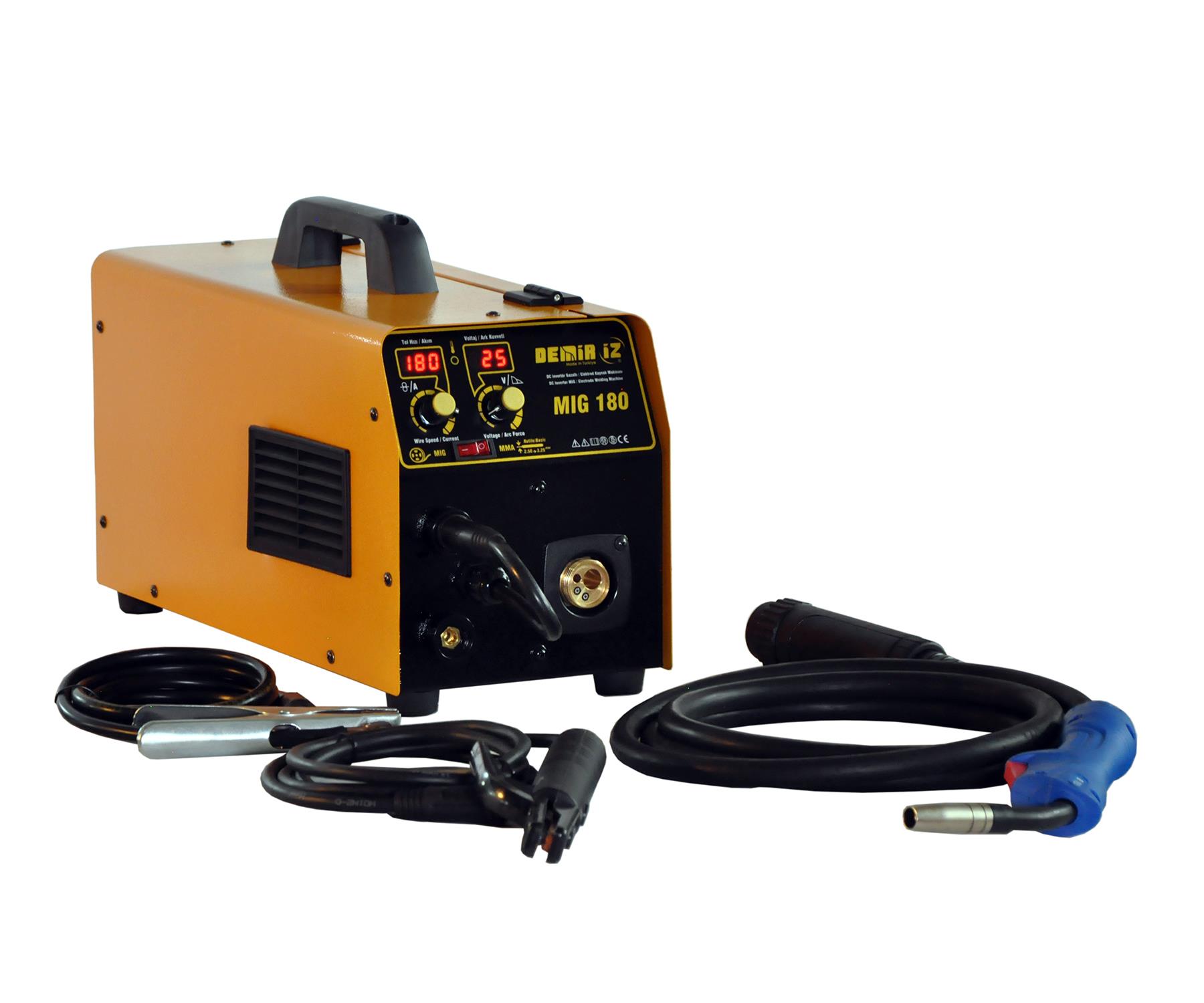 Demiriz İnverter Gazaltı Ve Elektrod Kaynak Makinesi 180 Amper Mıg 180