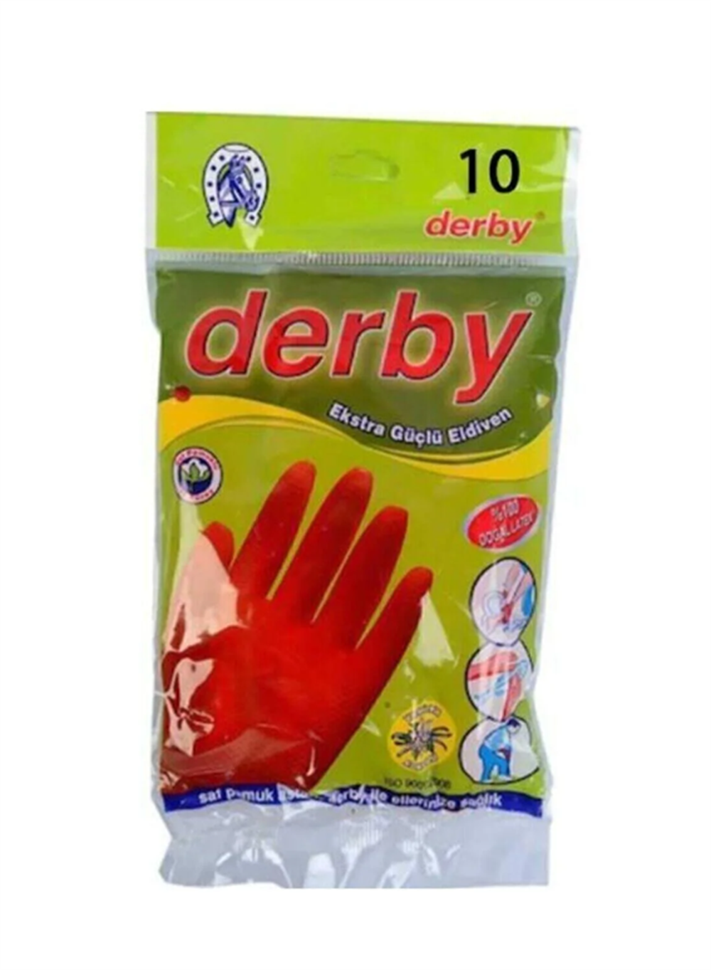 Derby D-100 Lateks Çok Amaçlı Eldiven 10 Numara