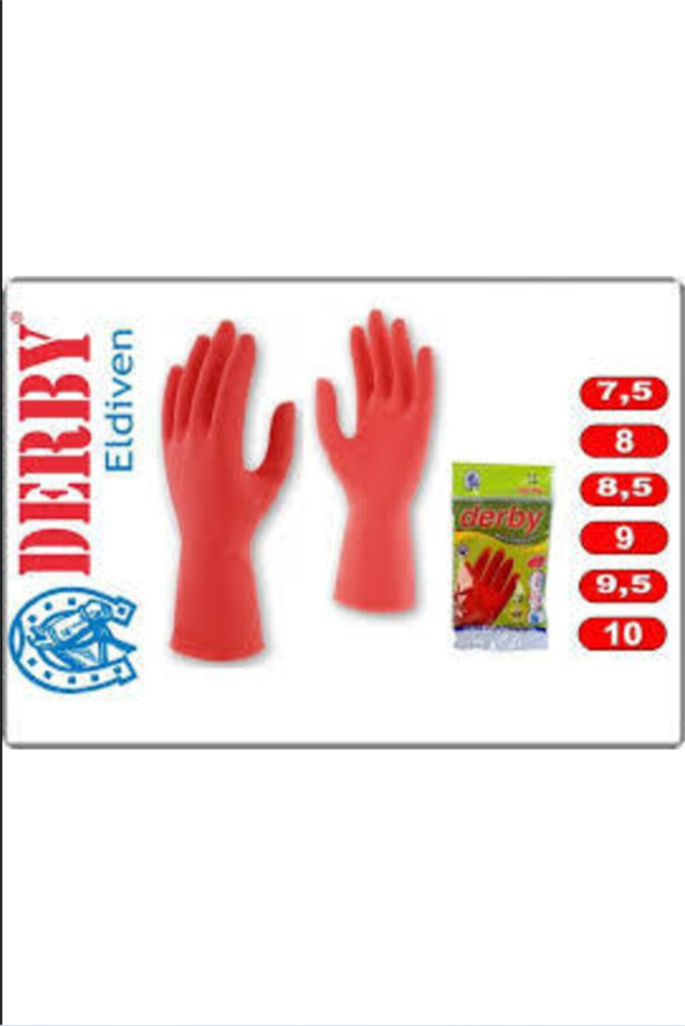 Derby D-100 Lateks Çok Amaçlı Eldiven 8 Numara
