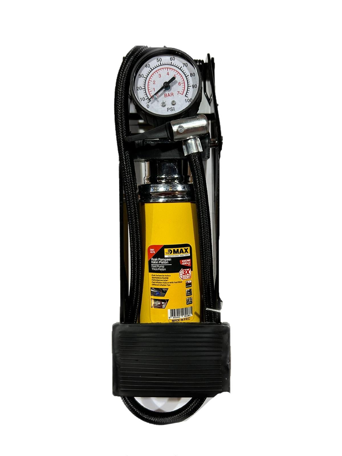 Dmax Ayak Pompası Kalın Piston Göstergeli 4579Ayak Pompaları