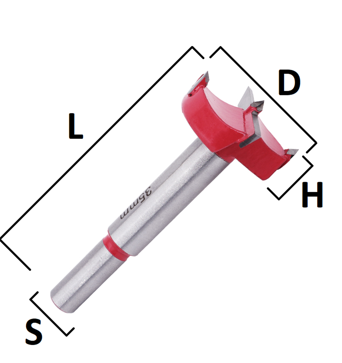 Durable Tas Menteşe Yeri Açma Bıçağı 19 Mm