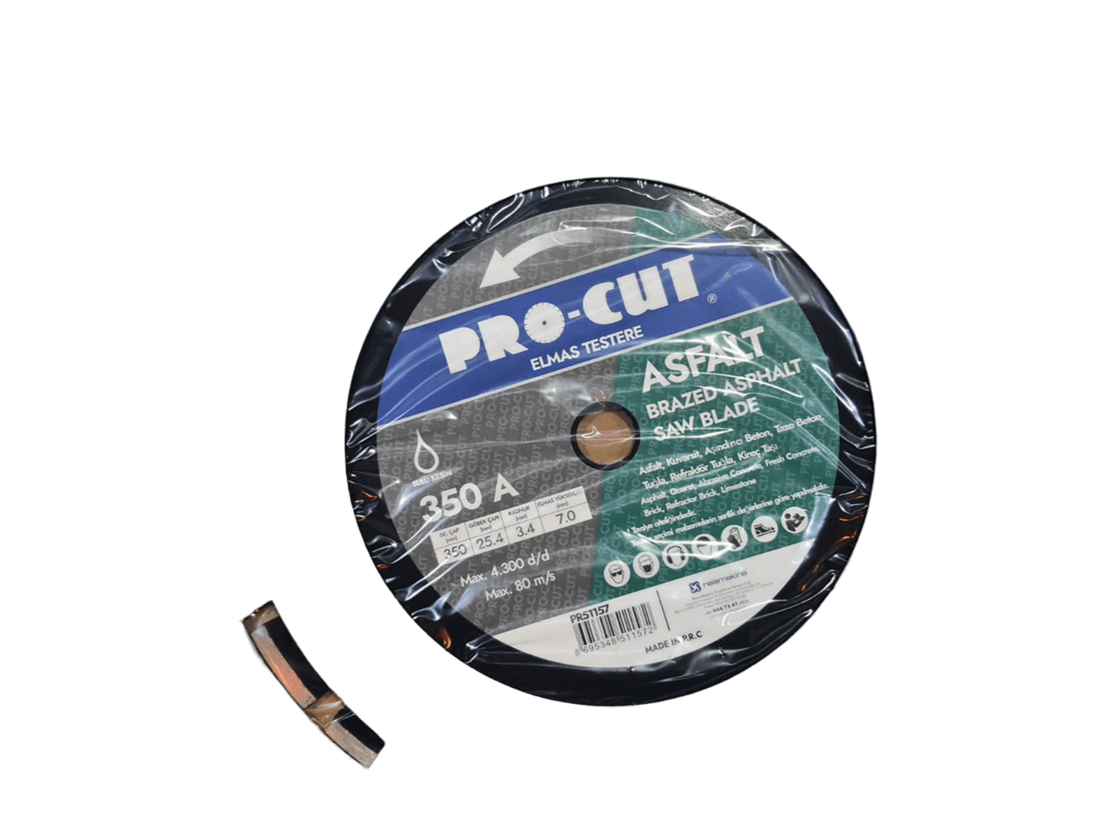 PRO-CUT PR-51157 Asfalt Kesme Testeresi 350A (Elmas Testere 350 mm)